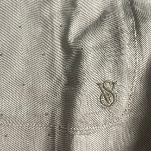 Victoria's Secret womens Grey Dot Flannel Nightshirt size medium - Picture 5 of 12